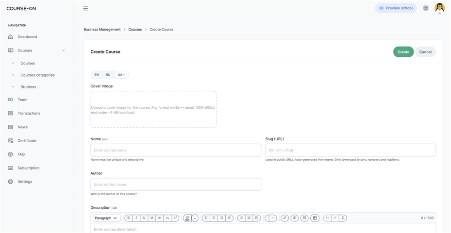 Course-ON