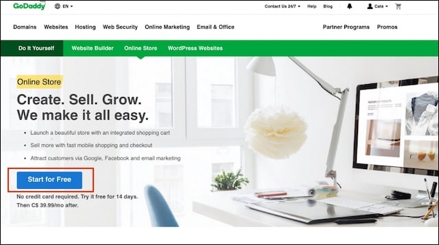 godaddy online store tnlvz
